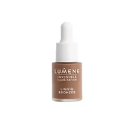 Bronzery i konturowanie twarzy - LUMENE - KAUNIS - INVISIBLE ILLUMINATION - LIQUID BRONZER - Płynny bronzer z serum - Deep Glow - 15 ml - miniaturka - grafika 1