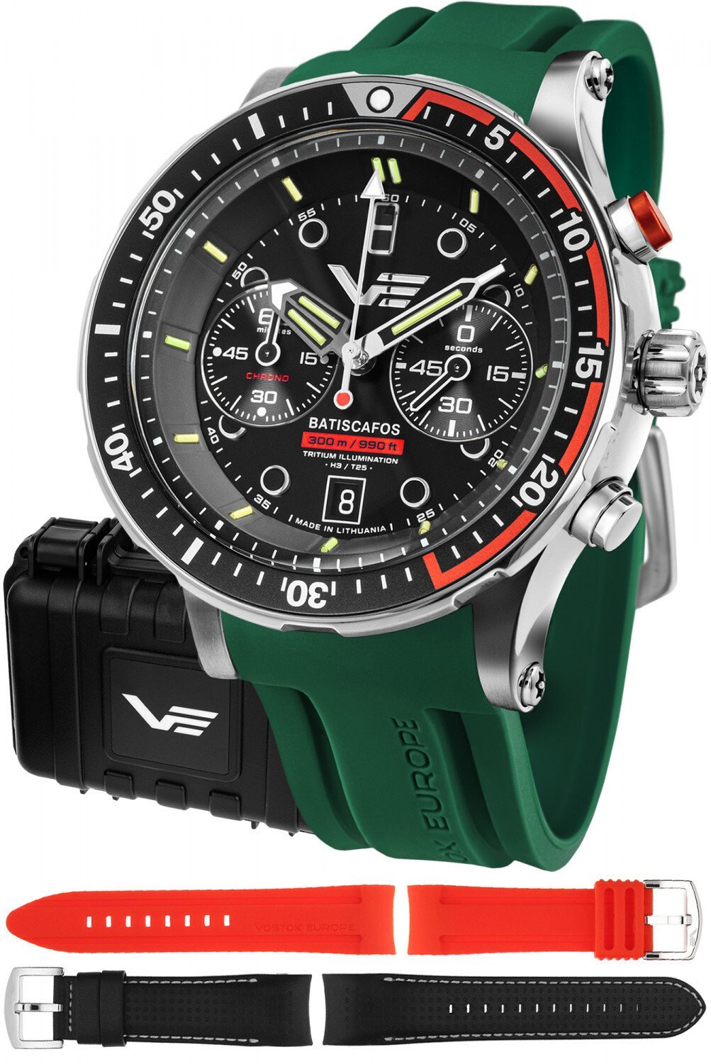 Zegarek Vostok Europe Zegarek męski Vostok Europe 6S21-511A771SG zielony
