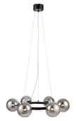 Lampy sufitowe - Markslojd lampa wisząca Circle 6L 6xG9 czarna/dymiona 108051 - miniaturka - grafika 1