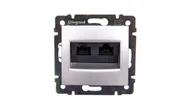 Gniazdka elektryczne - Legrand Valena gniazdo 2xrj 45 kat.5e utp 770231 - miniaturka - grafika 1