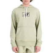 Bluzy męskie - Bluza New Balance MT33508FUG - zielona - miniaturka - grafika 1