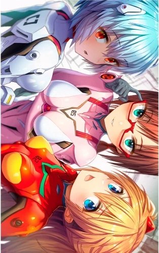 Plakat Anime Neon Genesis Evangelion NGE_282 A2 Custom Manga
