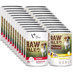 Vetexpert Raw Paleo Puppy Mix Smaków  24x400g - Mokra karma dla psów - miniaturka - grafika 1