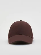 Czapki damskie - Reserved - Czapka z daszkiem - ciemnobrązowy - miniaturka - grafika 1