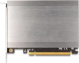 Kontroler Delock Delock PCI Express x16 Karte zu 4 x intern NVMe M.2 Key M mit Kühlkörper - Bifurcation LxB: 145 x 111 mm - Kontrolery - miniaturka - grafika 1