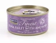 Mokra karma dla kotów - Fish4Dogs Fish4Cats Filety z Tuńczyka z Anchois 70g - miniaturka - grafika 1