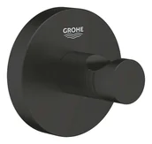 Wieszaki łazienkowe - Grohe QuickFix Start - Haczyk, Matte Black 411732430 - miniaturka - grafika 1