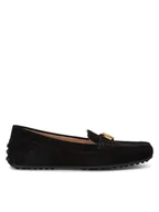 Mokasyny damskie - Lauren Ralph Lauren Mokasyny 802821629018 Czarny - miniaturka - grafika 1