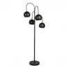 Clayre & Eef Metalowa Lampa Podłogowa Loft Czarna 5LMP634 - Lampy stojące - miniaturka - grafika 1