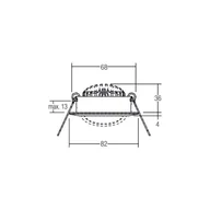 Lampy pozostałe - BRUMBERG BB03 Spot RC sterownik okrągły puszka przyłączeniowa chrom - miniaturka - grafika 1