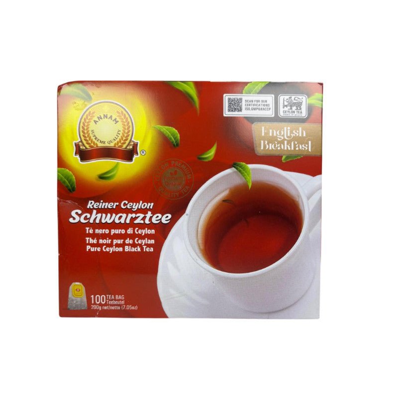 Herbata czarna Annam Black Tea 100 sasz – aromatyczna herbata cejlońska