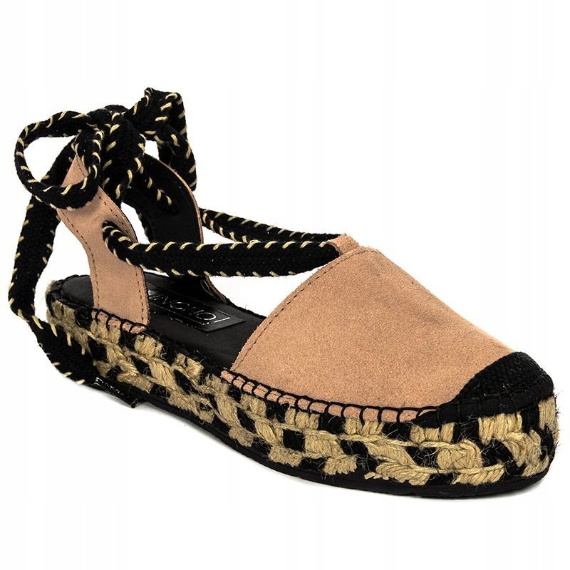 Espadryle buty damskie Inofio różowe FAB26-03 r.39