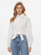Koszule damskie - Guess Koszula W4RH59 WE2Q0 Biały Slim Fit - miniaturka - grafika 1