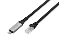 Kable komputerowe i do monitorów - Digitus Kabel USB-C 3.2 Gen1 - RJ45 Ethernet, 1 Gbit/s, 5 m AK-300601-050-S - miniaturka - grafika 1