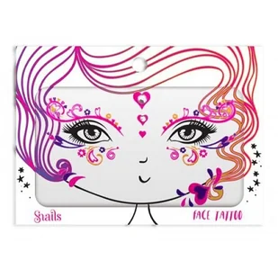 Snails Naklejki na twarz Face Tattoo Snails - Queen Of Hearts - Urodziny dziecka - miniaturka - grafika 1