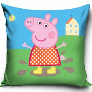 poszewka na poduszkę jasiek ŚWINKA PEPPA PIG 40x40 - Pościel dla dzieci - miniaturka - grafika 1