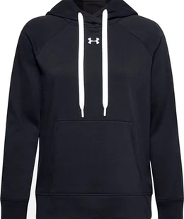 Under Armour Bluza damska Under Armour Rival Fleece Hb Hoodie czarna 1356317 001 : Rozmiar - M - Bluzy damskie - miniaturka - grafika 1