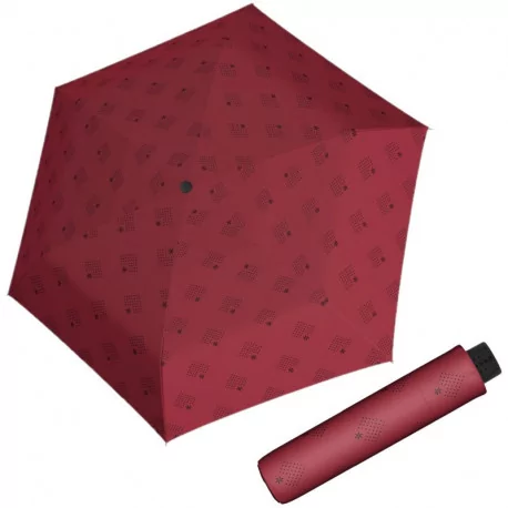 Fiber Havanna Night Sky czerwony - damski parasol składany