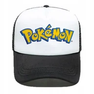 Czapki i chusty sportowe męskie - CZAPKA CZARNA Z DASZKIEM DLA DZIECI PREZENT DLA FANA POKEMON ANIME GRY WZ - miniaturka - grafika 1