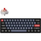 Klawiatury - KEYCHRON K12P-J1 Wireless K Pro Red RGB Czarno-niebieski - miniaturka - grafika 1