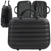 Walizki - KUFEREK PODRÓŻNY 11 L ABS TWARDY PODRĘCZNY POJEMNY do SAMOLOTU KOSMETYCZKA - miniaturka - grafika 1