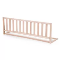 Zabezpieczenia dla dzieci - Childhome Drewniana barierka do łóżka 120 cm Natural - miniaturka - grafika 1