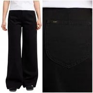 Spodnie damskie - Lee STELLA A LINE wysokie szerokie damskie spodnie jeansowe szwedy W31 L33 - miniaturka - grafika 1