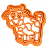 Formy do ciast - Foremka Krowa Wieś Gospodarstwo Wykrawacz - miniaturka - grafika 1