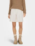 Spodenki damskie - ONLY Bermudy Caro 15278792 Biały Loose Fit - miniaturka - grafika 1