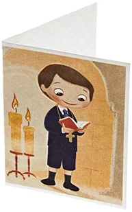 Mopec X0815 komunijna książka szorty chłopięce 100 sztuk, karton, wielokolorowy, 6,5 x 4 cm, - Pamiątka Pierwszej Komunii Świętej - miniaturka - grafika 1
