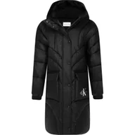 Kurtki i płaszcze dla dziewczynek - CALVIN KLEIN JEANS Kurtka | Regular Fit - miniaturka - grafika 1