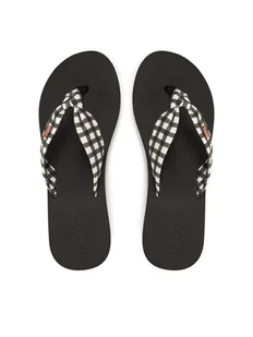 Roxy Japonki ARJL101175 Czarny - Klapki i japonki damskie - miniaturka - grafika 1
