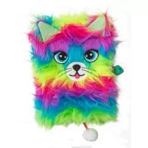 St. Majewski Pamiętnik z kłódką A5/96K Włochacz MLF Rainbow Cat - Przybory szkolne - miniaturka - grafika 1
