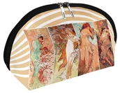 Kosmetyczki, organizery i kuferki - Kosmetyczka 4 pory roku Alfons Mucha - miniaturka - grafika 1
