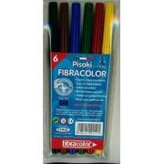 Kredki, ołówki, pastele i pisaki - Fibracolor Pisaki 6 kolorów COLORITO 2 mm FIBRACOLCOR - miniaturka - grafika 1