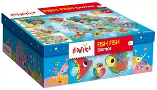 Lisciani Giochi Ludattica Fish Fish 3 Games - Gry planszowe - miniaturka - grafika 1