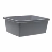 Inne artykuły do sprzątania - Miska West prostokąt 12 l jasny popiel - miniaturka - grafika 1