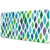 Podkładki na biurko - Podkładka na biurko Abstrakcyjne barwne wzory 90x45 cm - miniaturka - grafika 1