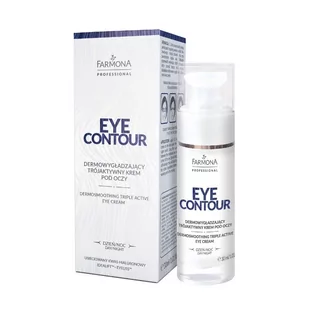 Farmona Professional Eye Contour Dermowygładzający trójaktywny krem pod oczy - Kosmetyki pod oczy - miniaturka - grafika 1