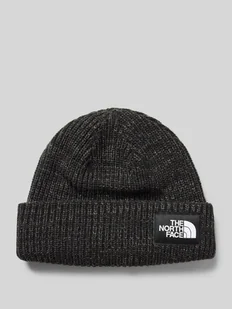 Czapka beanie z detalem z logo - Czapki męskie - miniaturka - grafika 1
