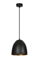 Lampy sufitowe - Emibig Lenox lampa wisząca 1-punktowa czarna/złota 410/1 410/1 - miniaturka - grafika 1
