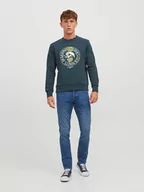 Spodnie męskie - Jack & Jones Dżinsy - Slim fit - w kolorze niebieskim - miniaturka - grafika 1