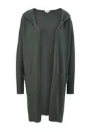 Swetry damskie - s.Oliver Damski długi kardigan z kapturem, 7909., 40 - miniaturka - grafika 1