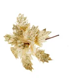 Ozdoby bożonarodzeniowe - Poinsecja na piku 26 cm mix - miniaturka - grafika 1