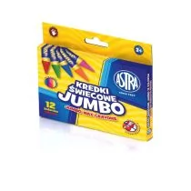 Kredki świecowe jumbo 12 kol 14mm/100mm - Przybory szkolne - miniaturka - grafika 2
