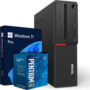 Lenovo Thinkcentre M700 SFF G4400 3.3GHz 16GB 512GB SSD DVD Win11 Pro Tani komputer - Elektronika OUTLET - miniaturka - grafika 1