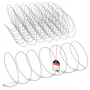 Odstraszacz Spirale Na Ptaki Gołębie 3 m 9 szt - Zwalczanie i odstraszanie szkodników - miniaturka - grafika 1