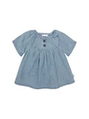 Spodenki dla niemowląt - Noppies Sukienka dżinsowa "Mabton" w kolorze niebieskim - miniaturka - grafika 1