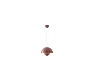 Żyrandol na lince 1xE27/15W/230V czerwony - Lampy sufitowe - miniaturka - grafika 1