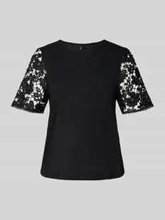 T-shirt o kroju regular fit z czystej bawełny model ‘PANNA’ - Koszulki i topy damskie - miniaturka - grafika 1